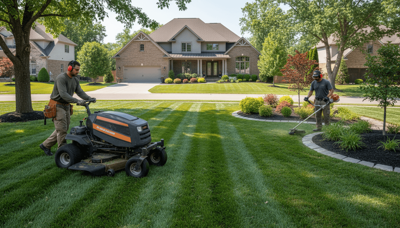lawn mowing service in Collegeville